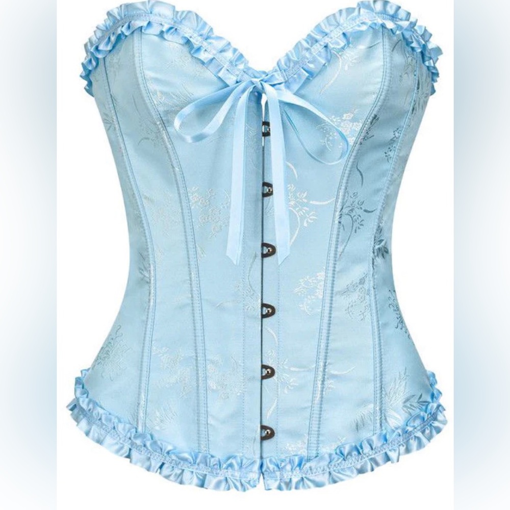 Light blue corset